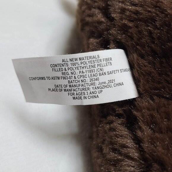 Plush Parade Griswold 13" Grizzly Bear Stuffed Animal - Picture 3 of 13